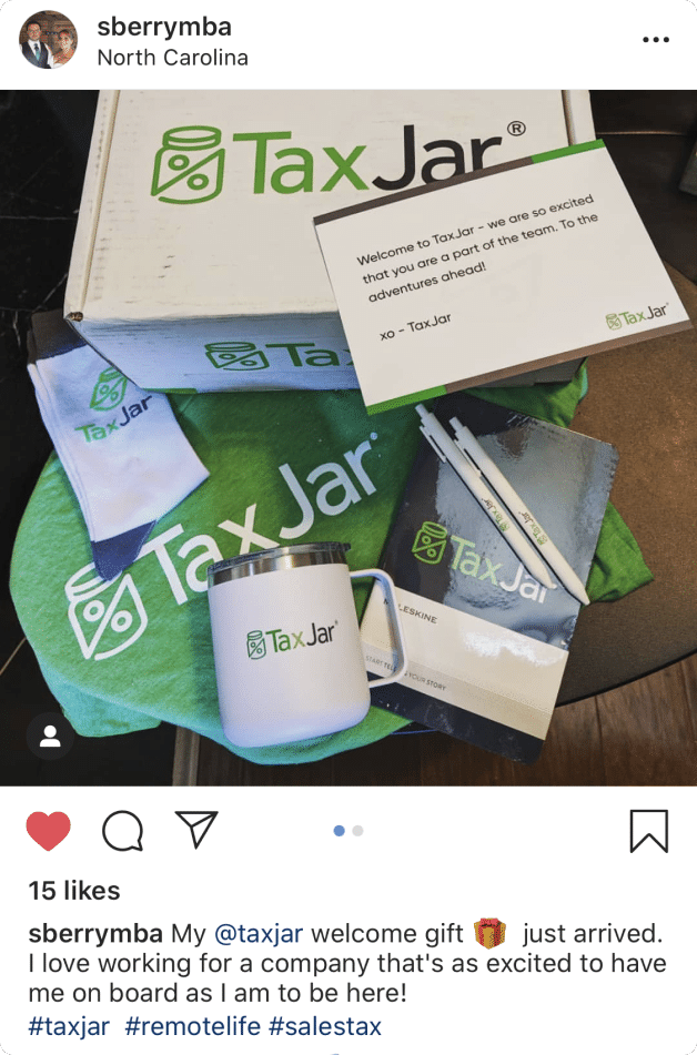 Tax Jar Welcome Kit