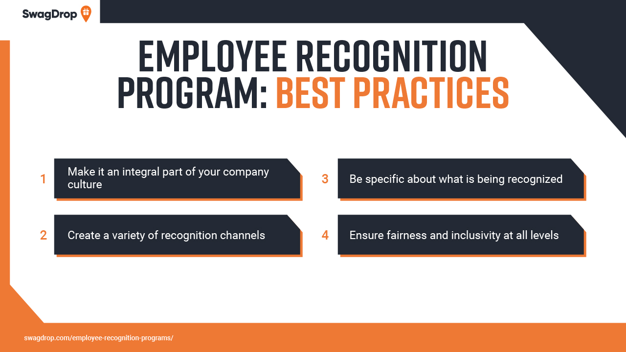 Four best practices for running an employee recognition program.