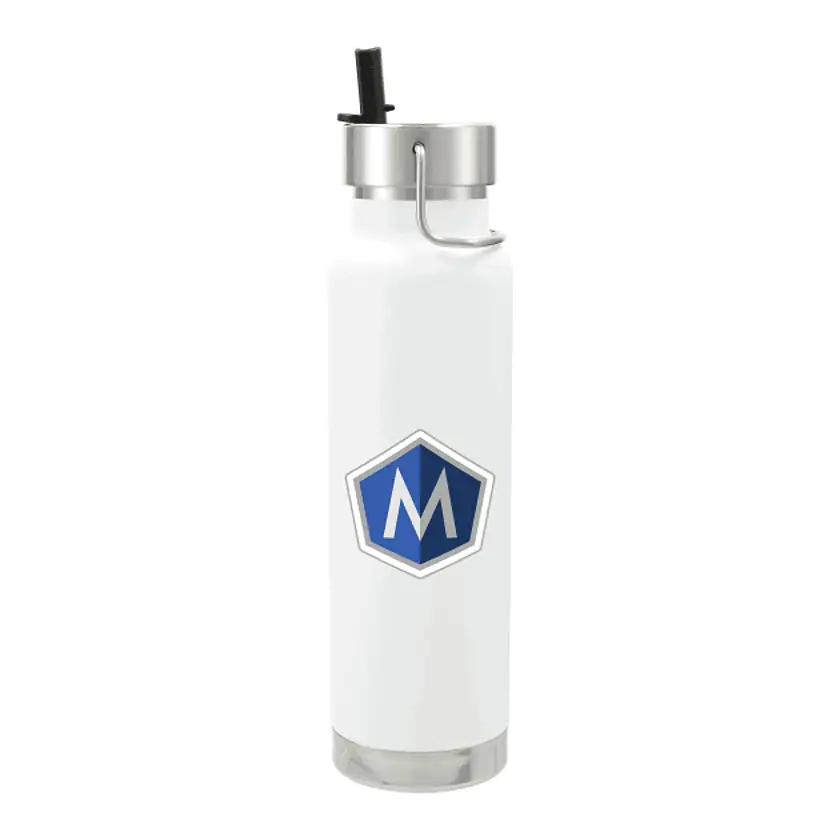 Thor Copper Vacuum Insulated Bottle 25oz Straw Lid