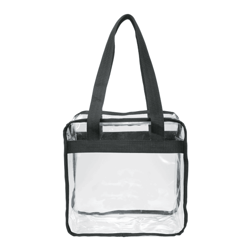 Game Day Clear Zippered Safety Tote