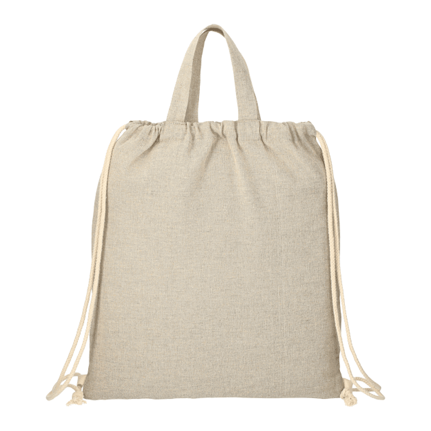 Recycled 5oz Cotton Drawstring Bag