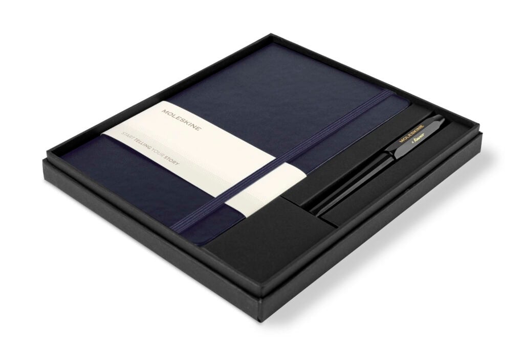 Moleskine® Large Notebook and Kaweco Pen Gift Set