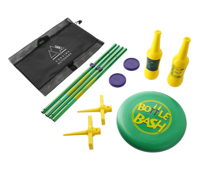 Screenshot of Bottle Bash playing accessories.