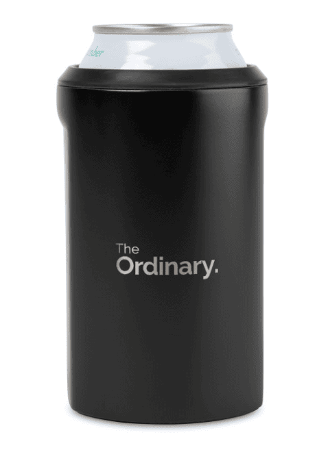 Screenshot of a can in a black can cooler.
