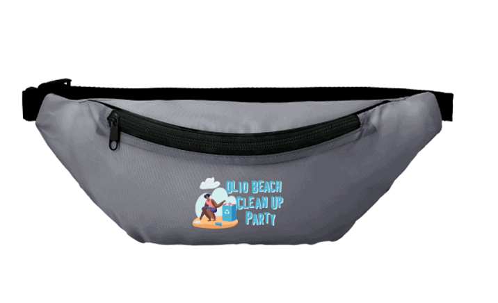 Screenshot of a grey fanny pack.
