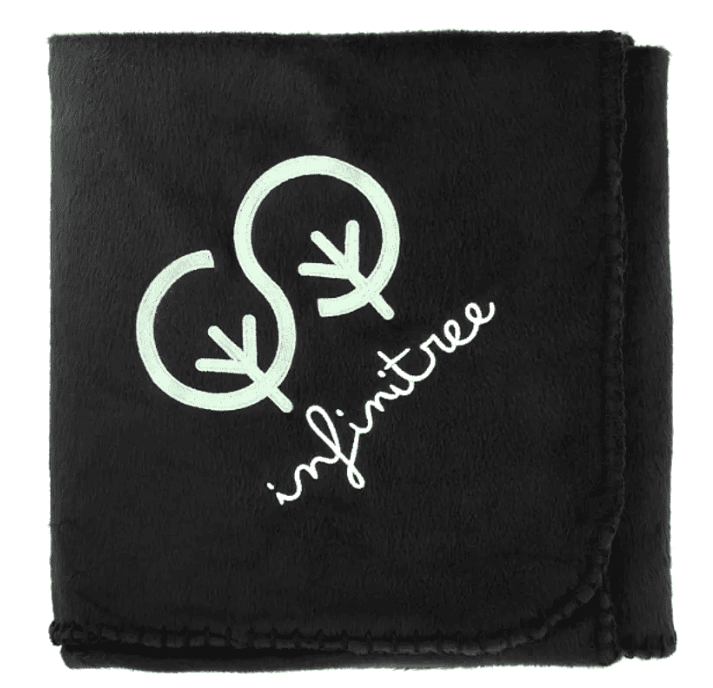 Screenshot of an inscribed black blanket.