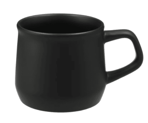 Screenshot of a black coffee mug.