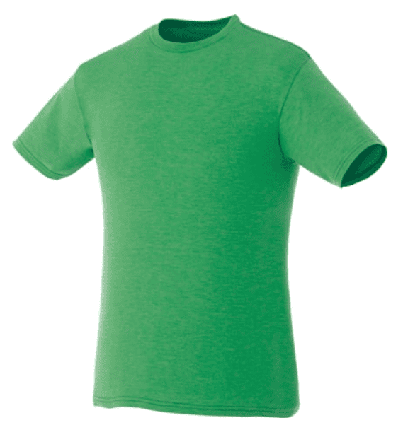 A green t-shirt.