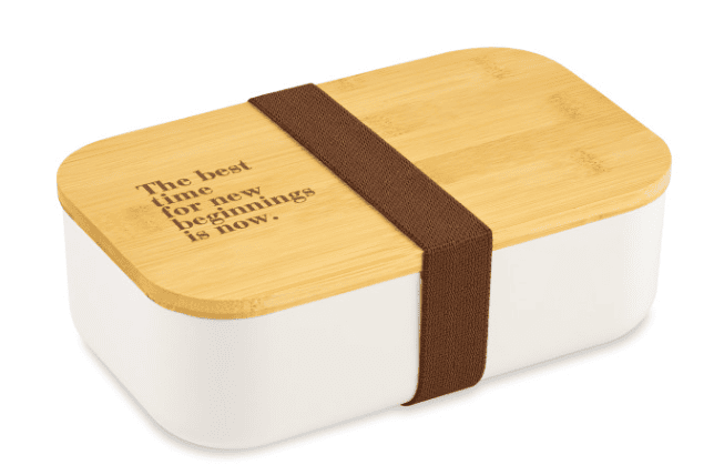 Screenshot of a lunch box with a bamboo lid.