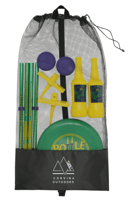 A Bottle Bash game set.