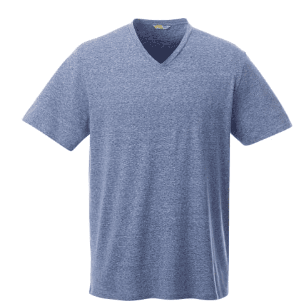 A blue t-shirt.