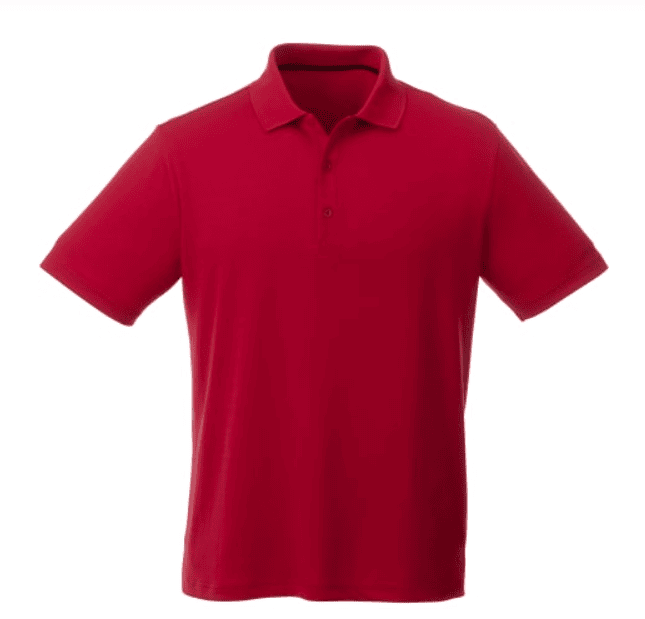 A red polo shirt.
