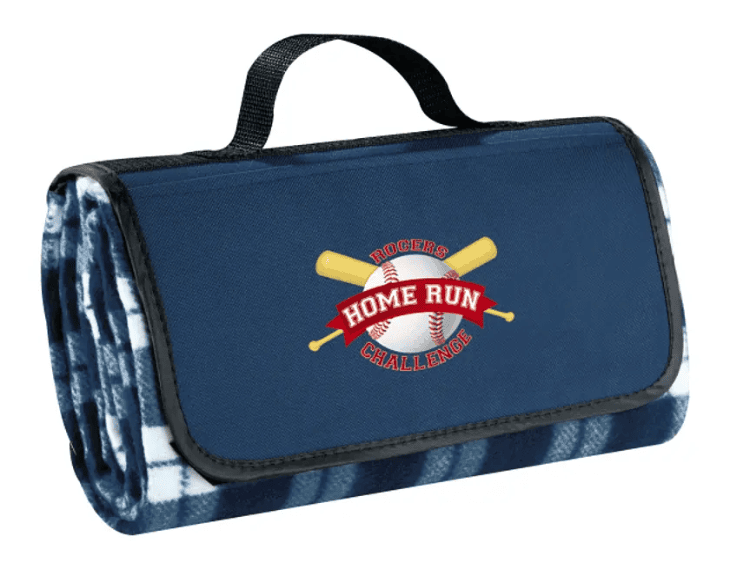  A picnic blanket in the shape of a bag.