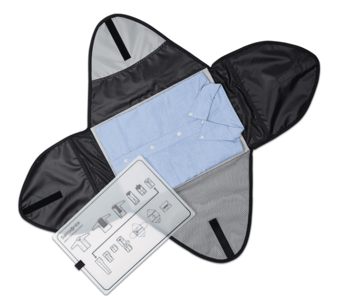 Screenshot of a packing folder with a shirt inside.