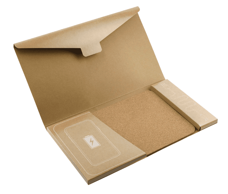 SwagDrop Cork Fast Wireless Charging Mouse Pad with a built-in wireless charging area, offering elegance and functionality.