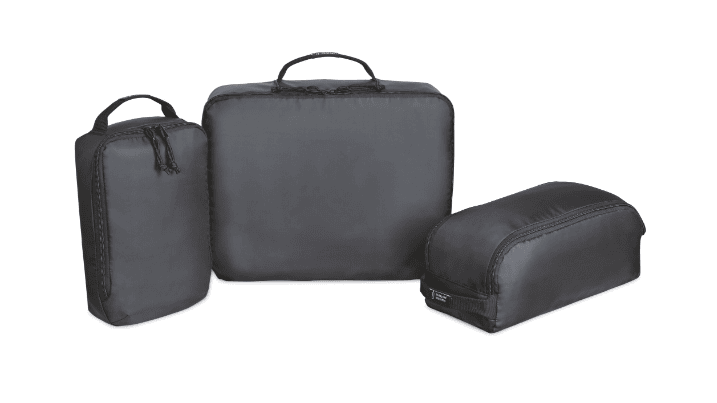 Renew rPET Three-Piece Packing Cube Set