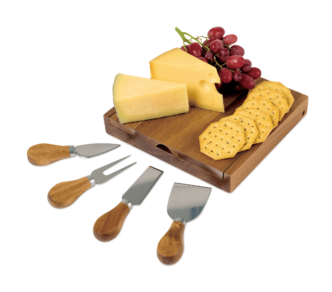 La Cuisine Cheese Board with Serving Set