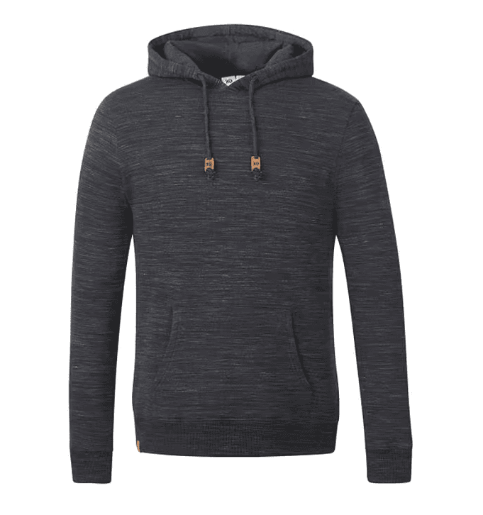SwagDrop Tentree Space Dye Classic Hoodie in black, with a soft, lightweight, eco-friendly fabric and a comfortable, relaxed fit for a casual look.
