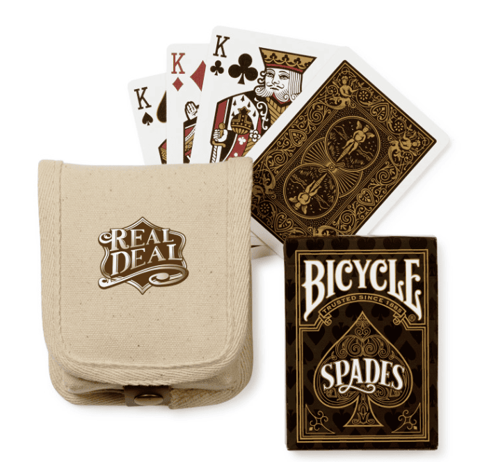 Screenshot of playing cards and a card holder.