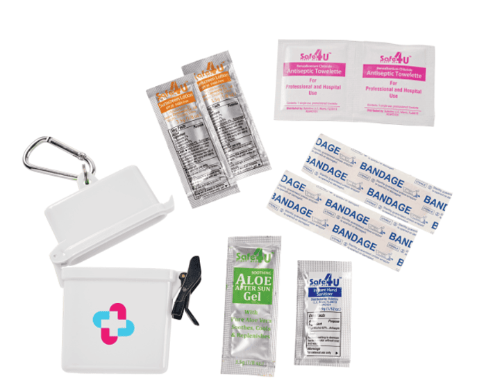 Screenshot of a small first aid kit with supplies.