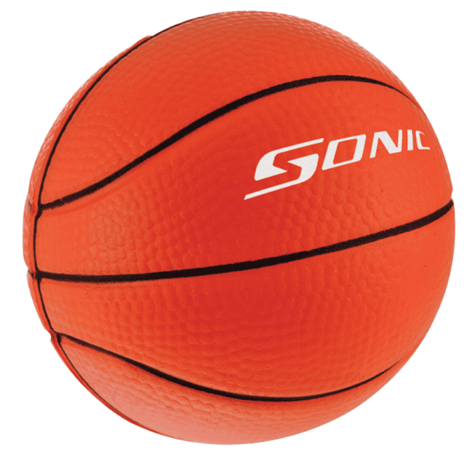 Screenshot of a basketball stress ball.