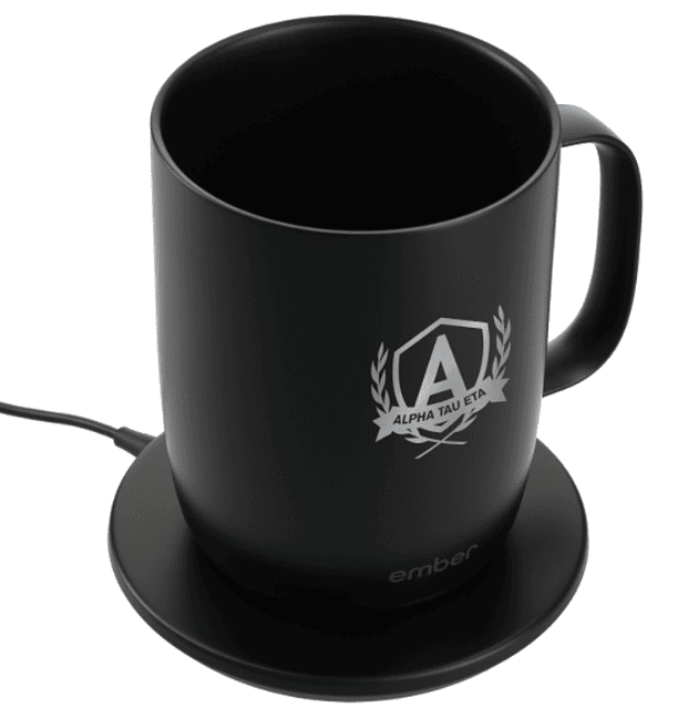 Screenshot of a black smart mug.