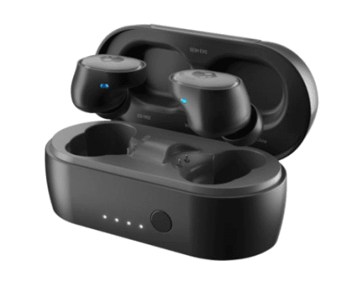 Screenshot of a pair of wireless earbuds.