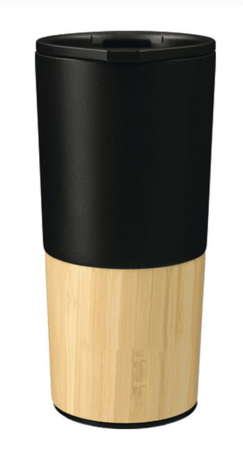 SwagDrop Welly Copper Vacuum Tumbler in black, combining a modern design with superior insulation for hot and cold beverages.