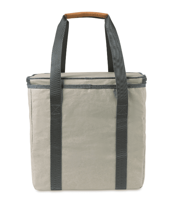 SwagDrop Out of The Woods Dolphin Cooler, in grey, featuring a sustainable exterior and a heat-sealed lining to keep food and drinks fresh.