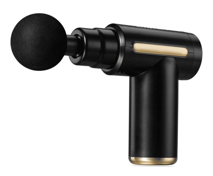 SwagDrop iLive Portable Cordless Massage Gun, in black, with six speed settings for targeted muscle relaxation and recovery.