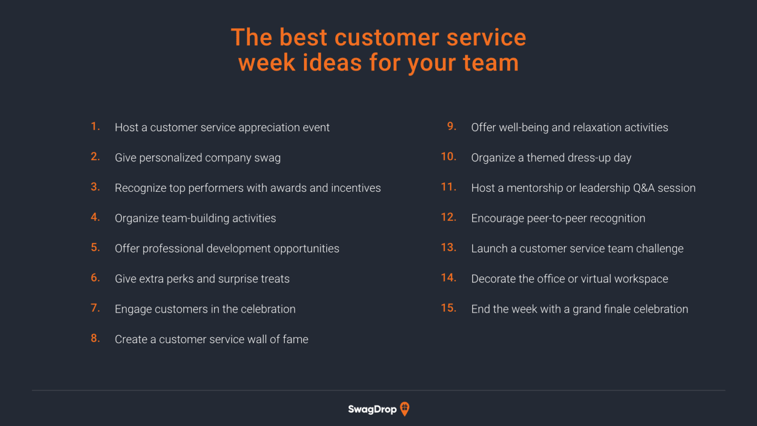 15 Best Customer Service Week Ideas to Motivate Your Team