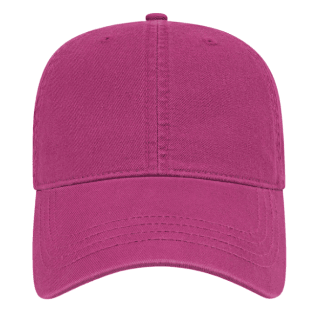 SwagDrop Cap America Relaxed Golf Cap, in violet, made of washed chino twill, providing a comfortable fit and stylish sun protection.