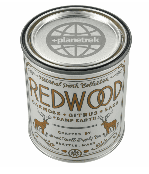 SwagDrop Redwood National Park Candle, made of eco-friendly wax, creating a soothing ambiance with its earthy scents.