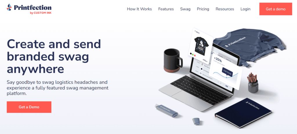 The Printfection homepage.